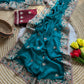 Royal Embroidered Satin Silk Saree Collection