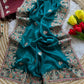 Royal Embroidered Satin Silk Saree Collection