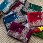 Royal Embroidered Satin Silk Saree Collection