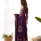 Royal Festive Embroidered Chinon Silk Kurta Sharara Set for Wedding and Celebration Wear