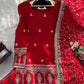 Royal Festive Embroidered Chinon Silk Kurta Sharara Set for Wedding and Celebration Wear
