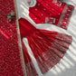 Royal Festive Embroidered Chinon Silk Kurta Sharara Set for Wedding and Celebration Wear