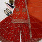 Royal Frendy Silk Palazzo Suit Set for Festive and Wedding Wear