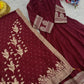 Royal Grace Anarkali Gown Set for Festive and Wedding Wear