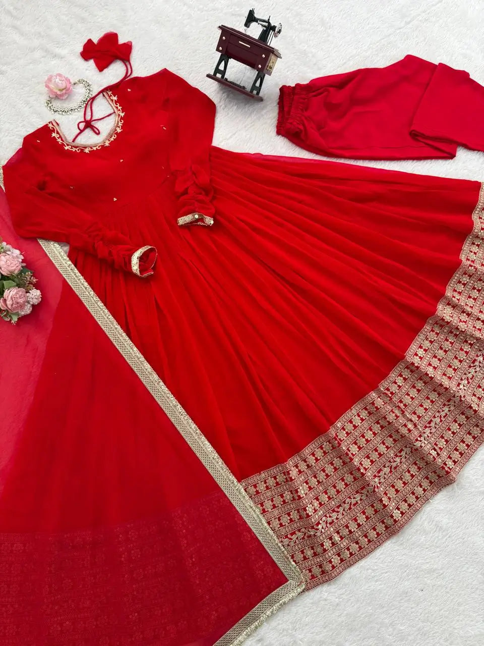 Royal Grace Georgette Anarkali Set