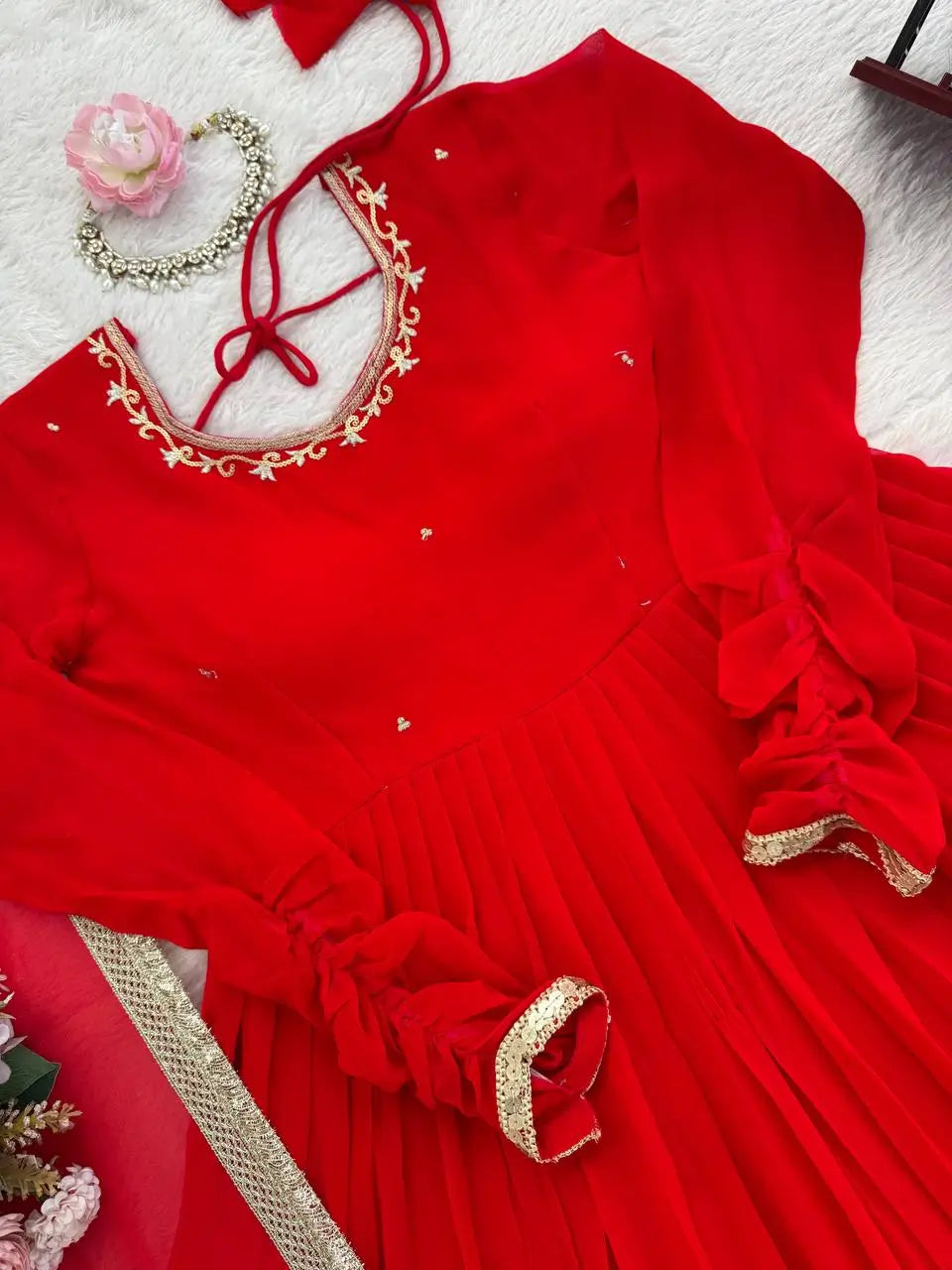 Royal Grace Georgette Anarkali Set