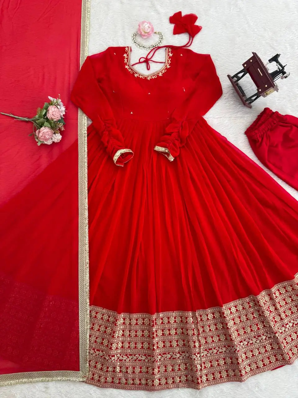 Royal Grace Georgette Anarkali Set