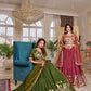Royal Heritage Embroidered Vichitra Lehenga Set for Wedding and Festive Wear