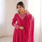 Royal Shimmer Silk Anarkali Suit for Festive and Wedding Wear