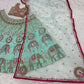 Royal Slub Silk Embroidered Lehenga Set for Wedding and Festive Wear