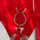Ruby Floral Embroidered Anarkali