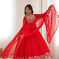 Ruby Floral Embroidered Anarkali