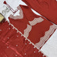 Rust Orange Silk Kurta Farshi Salwar Set