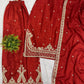 Rust Paisley Embroidered Kurti