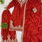 Rust Paisley Embroidered Kurti