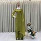 Sage Chikankari Georgette Suit Set