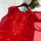 Sage Chikankari Georgette Suit Set