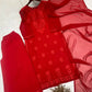 Sage Chikankari Georgette Suit Set