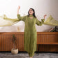 Sage Chikankari Georgette Suit Set