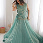 Salsa Crush Embroidered Koti Lehenga Set