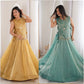 Salsa Crush Embroidered Koti Lehenga Set