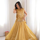 Salsa Crush Embroidered Koti Lehenga Set