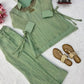 Salsa Crushed Layered Co-ord Set