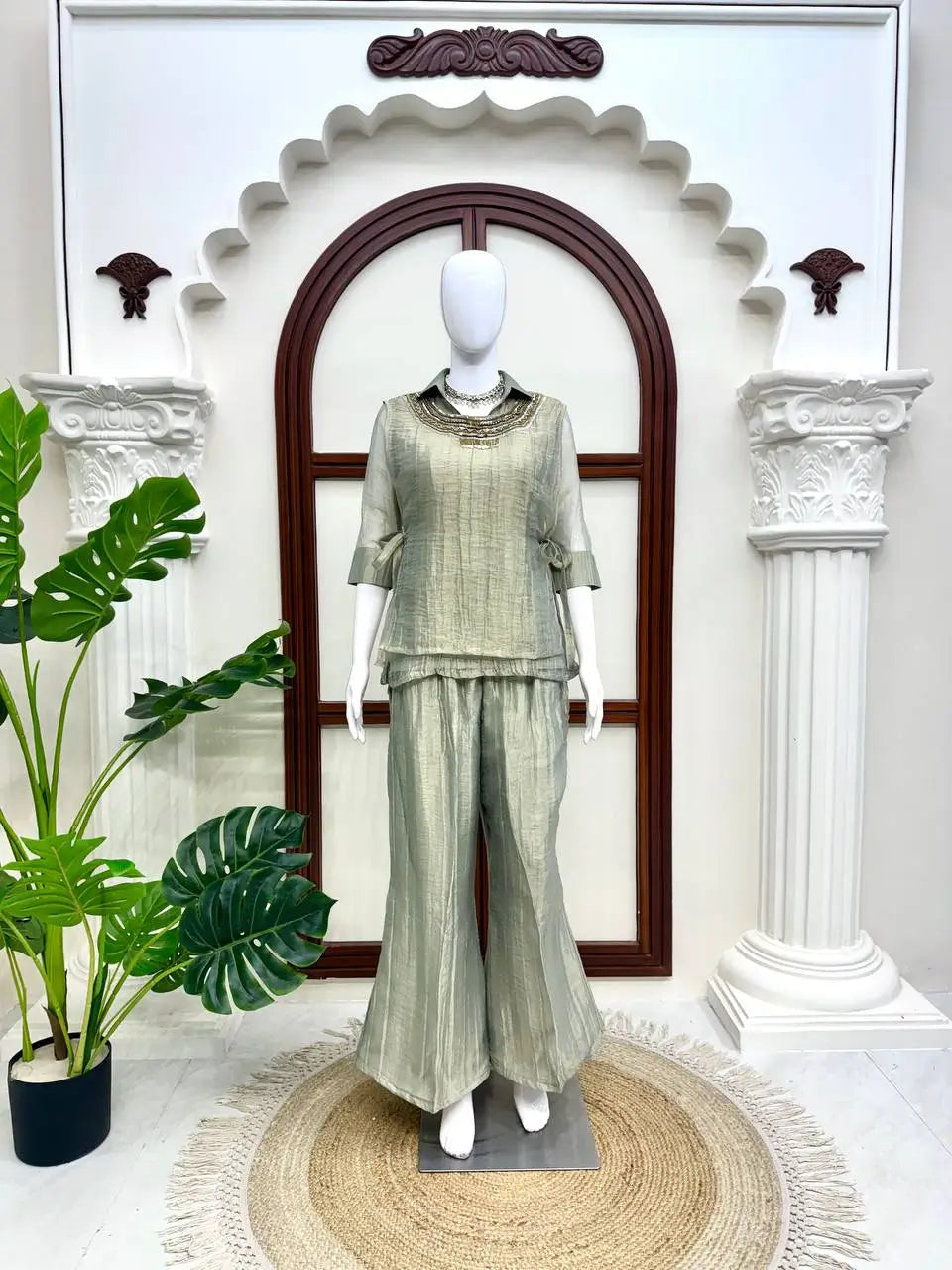 Salsa Crushed Layered Co-ord Set