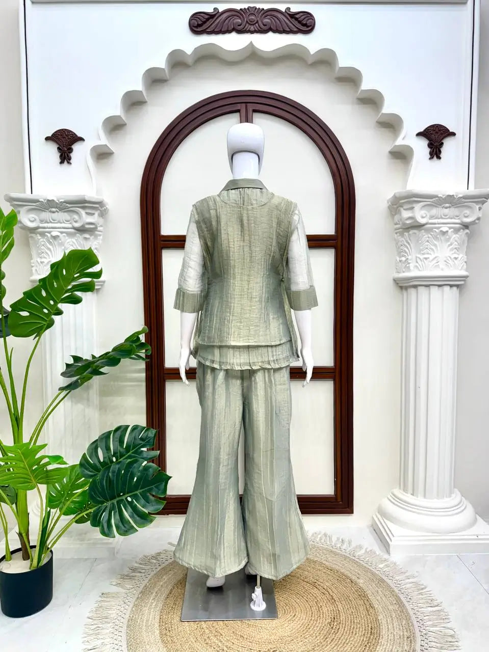 Salsa Crushed Layered Co-ord Set