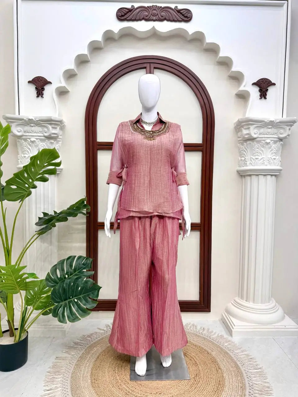 Salsa Crushed Layered Co-ord Set