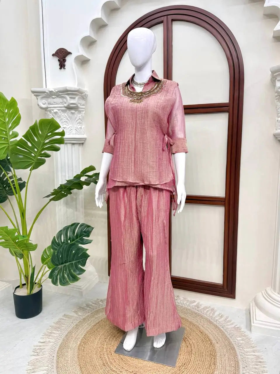 Salsa Crushed Layered Co-ord Set
