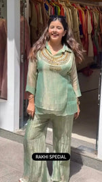 Salsa Crushed Layered Co-ord Set