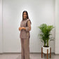 Salsa Crushed Layered Stitched Co-ord Set