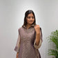 Salsa Crushed Layered Stitched Co-ord Set