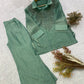 Salsa Crushed Layered Stitched Co-ord Set