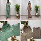 Salsa Crushed Layered Stitched Co-ord Set