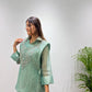 Salsa Crushed Layered Stitched Co-ord Set