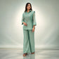 Salsa Crushed Layered Stitched Co-ord Set
