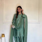 Sapphire Lotus American Silk Farshi Set
