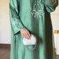 Sapphire Lotus American Silk Farshi Set