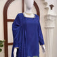 Sapphire Lotus American Silk Farshi Set