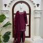 Sapphire Lotus American Silk Farshi Set