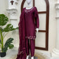 Sapphire Lotus American Silk Farshi Set