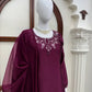 Sapphire Lotus American Silk Farshi Set