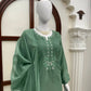Sapphire Lotus American Silk Farshi Set