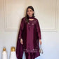 Sapphire Lotus American Silk Farshi Set