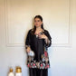 Sapphire Lotus American Silk Farshi Set
