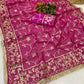 Saree with Maharani Jaal Gota Ribbon Work & Sabhyasachi Lace Border
