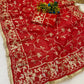 Saree with Maharani Jaal Gota Ribbon Work & Sabhyasachi Lace Border