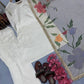 Satin Silk Palazzo Suit Set with Organza Dupatta